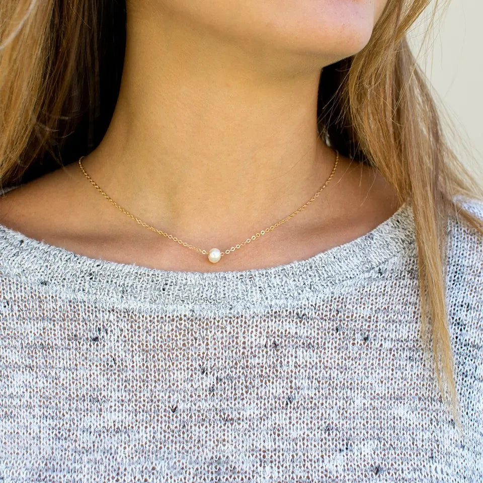 Marianne - Halsband mit Perlen