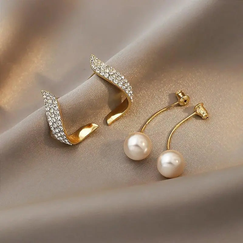 Lumine – Stilvolle Ohrringe mit Perlen und edlem Gold