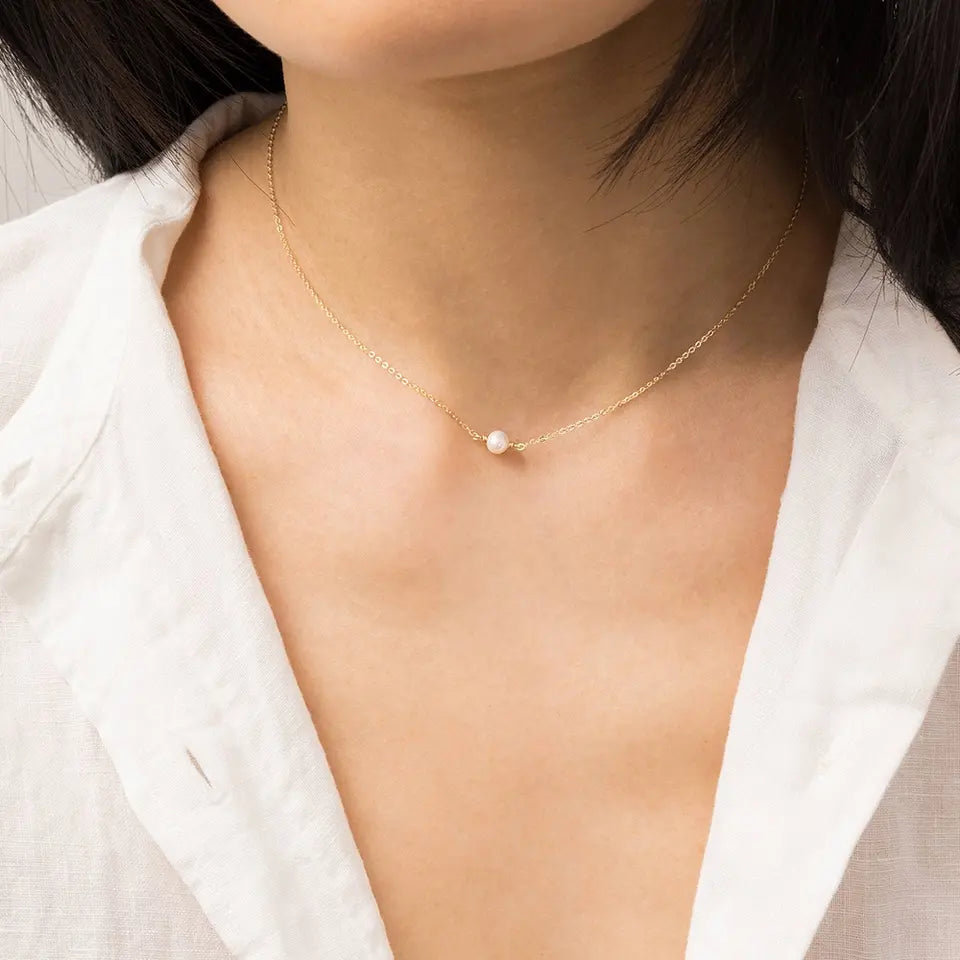 Marianne - Halsband mit Perlen