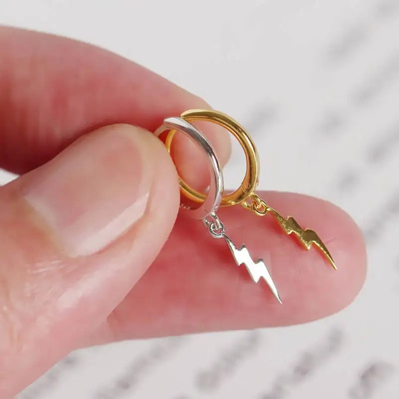 Blitz-Hoop-Ohrringe - Lightning-Ohrringe