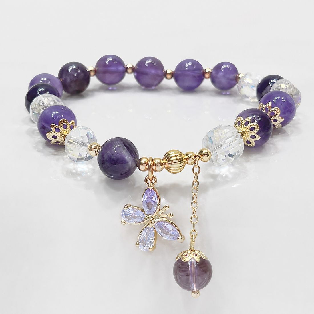 Aura – Heilsames Amethystarmband