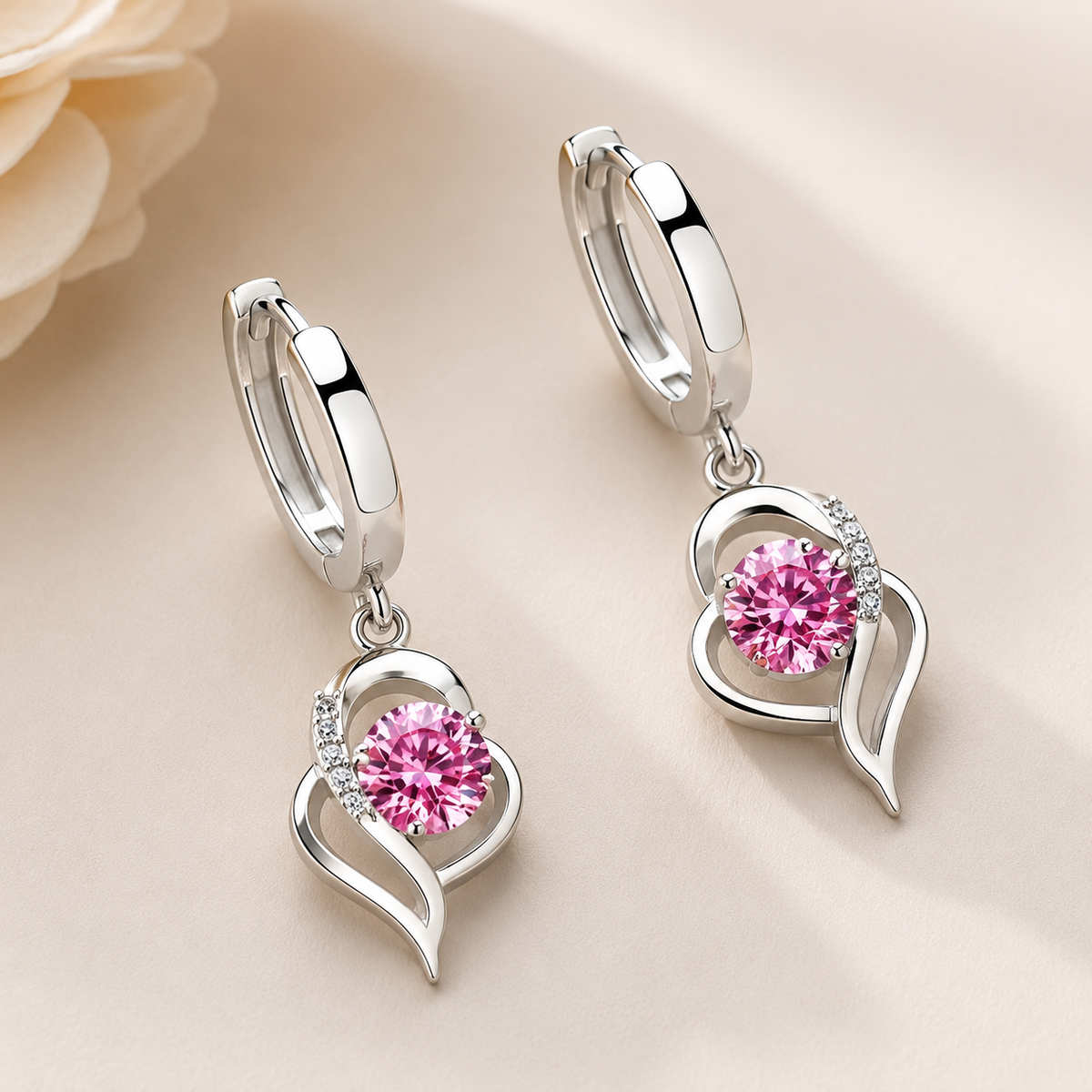 Noelle – Ohrringe aus 925er Silber mit Zirkonia