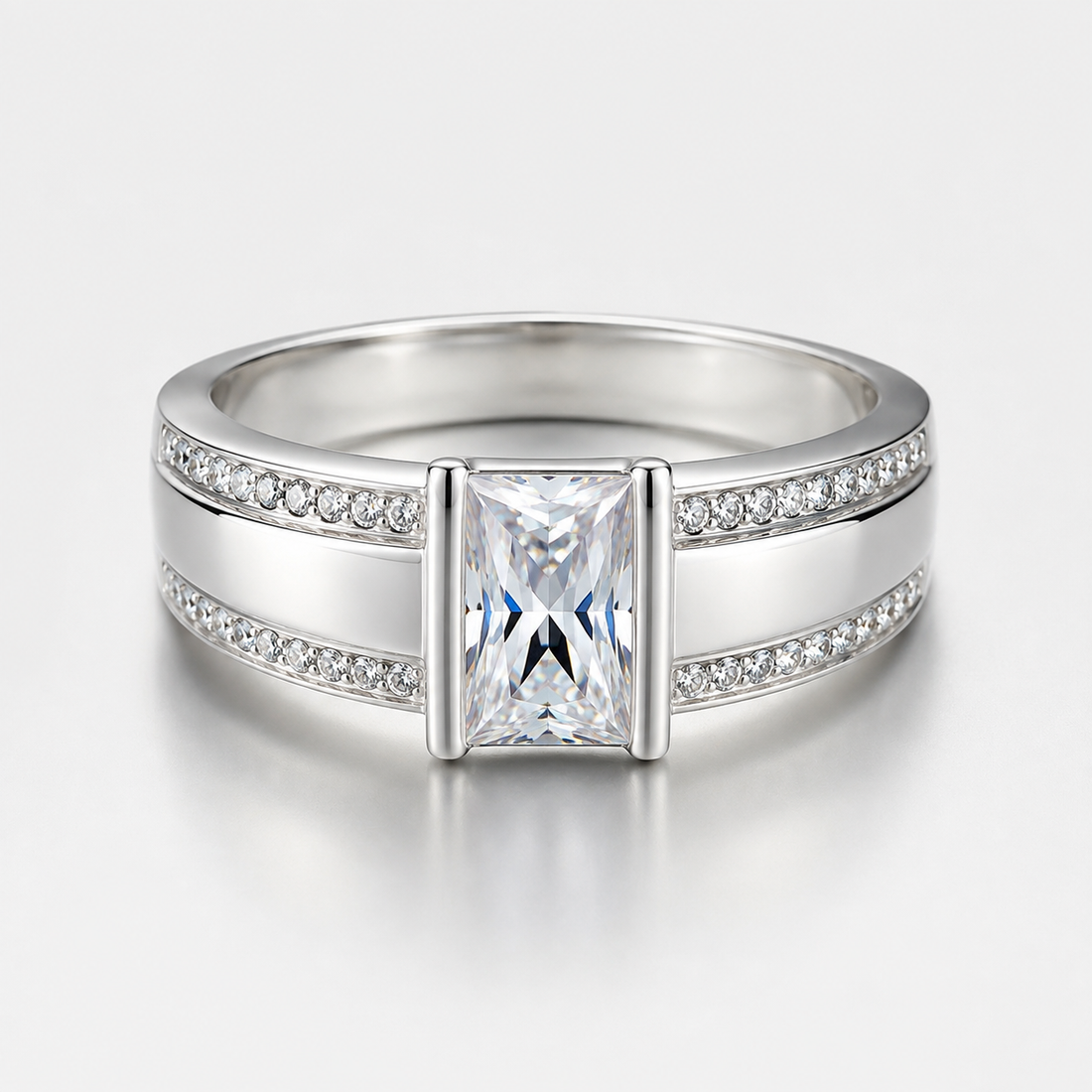 Vivienne – Vintage-Ring mit integriertem Kristall