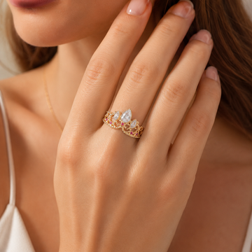 Rapunzel Krone Ring - Der goldene Ring von Rapunzel