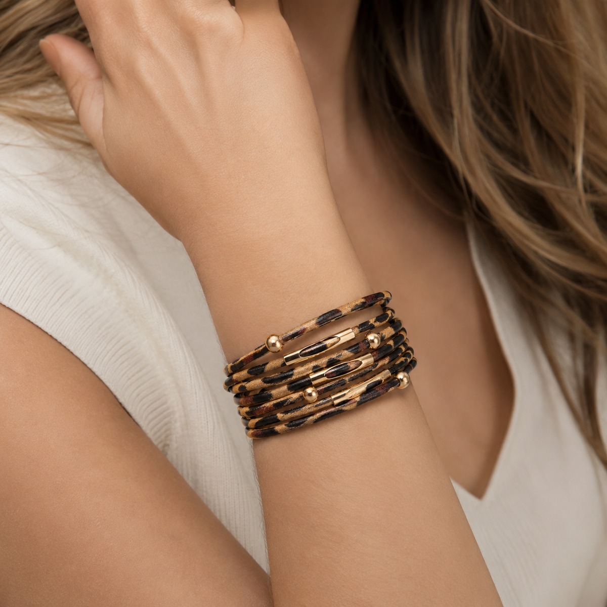 Margaux – Stilvolles Leopardenarmband