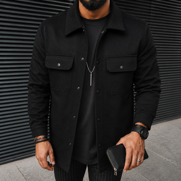 Finn - Lässiges Herren-Overshirt mit Knopfverschluss