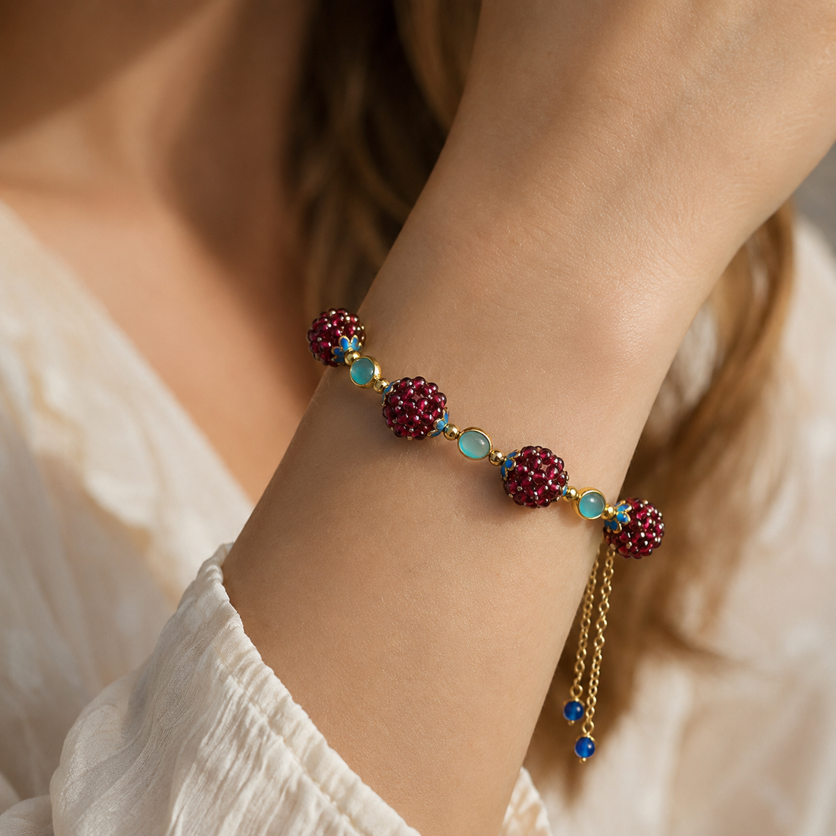 Ciara – Armband mit Natursteinen