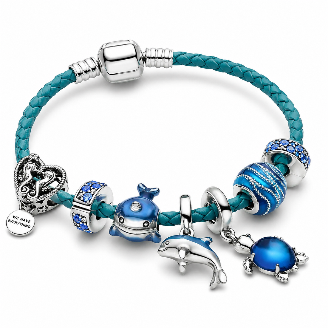 Ozean – Armband aus erstklassigem Material mit maritimen Charms