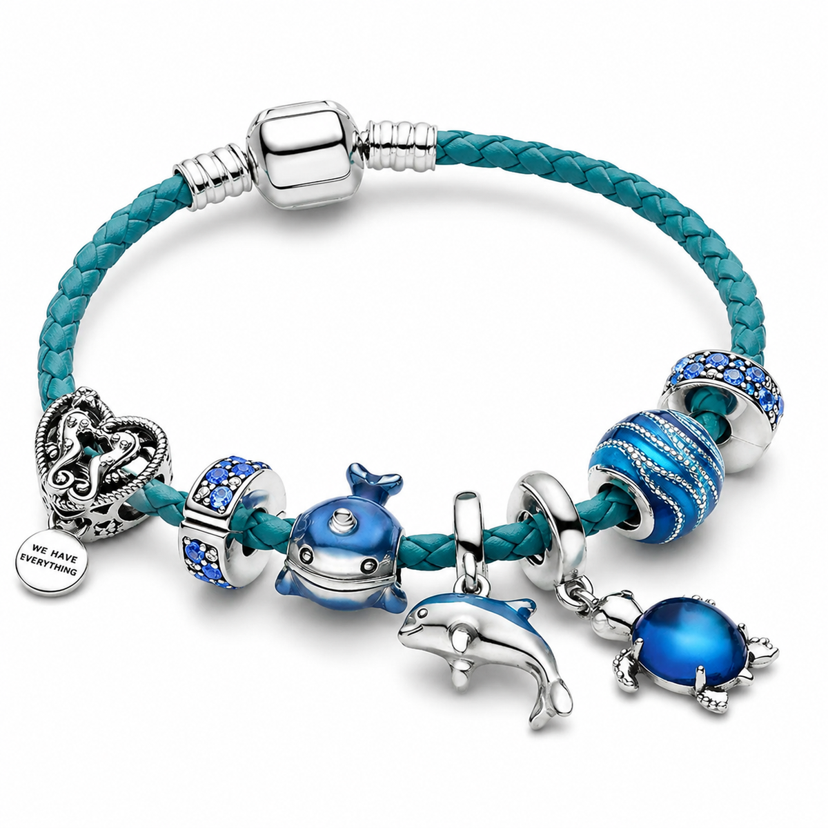 Ozean – Armband aus erstklassigem Material mit maritimen Charms