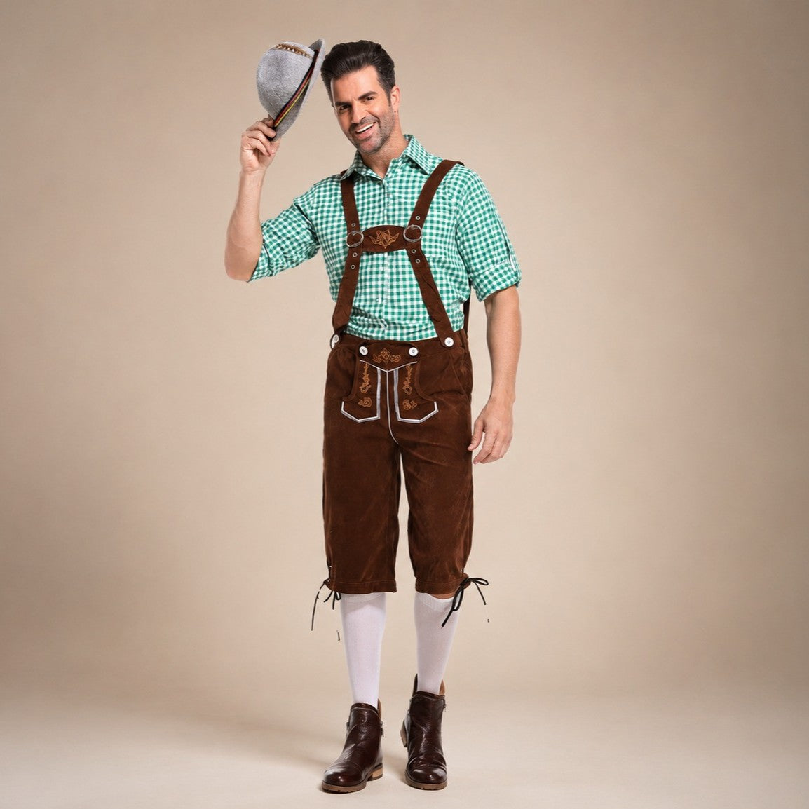 Thomas - Retro-Oktoberfest-Hosenträger-Set