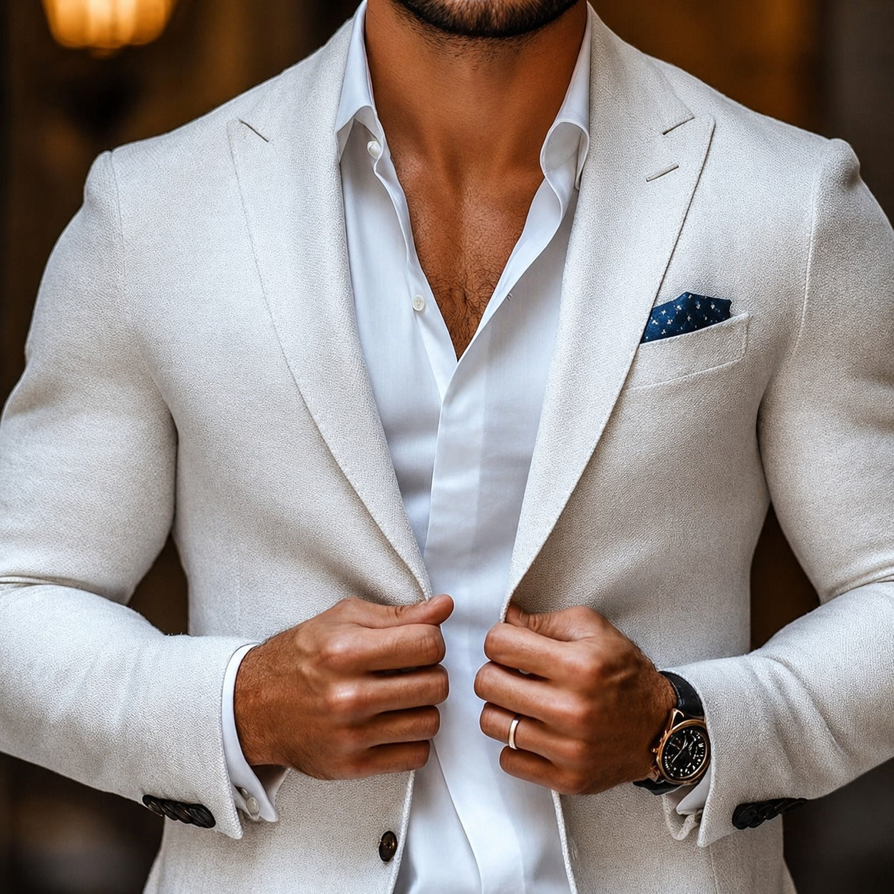 Loui - Eleganter Blazer mit zwei Knöpfen und Revers