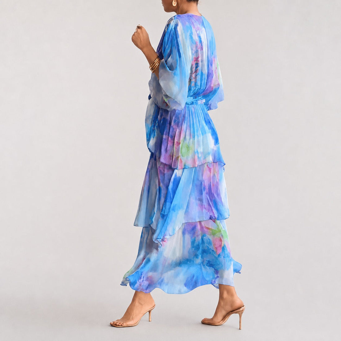Denise - Stilvolles mehrschichtiges Kleid