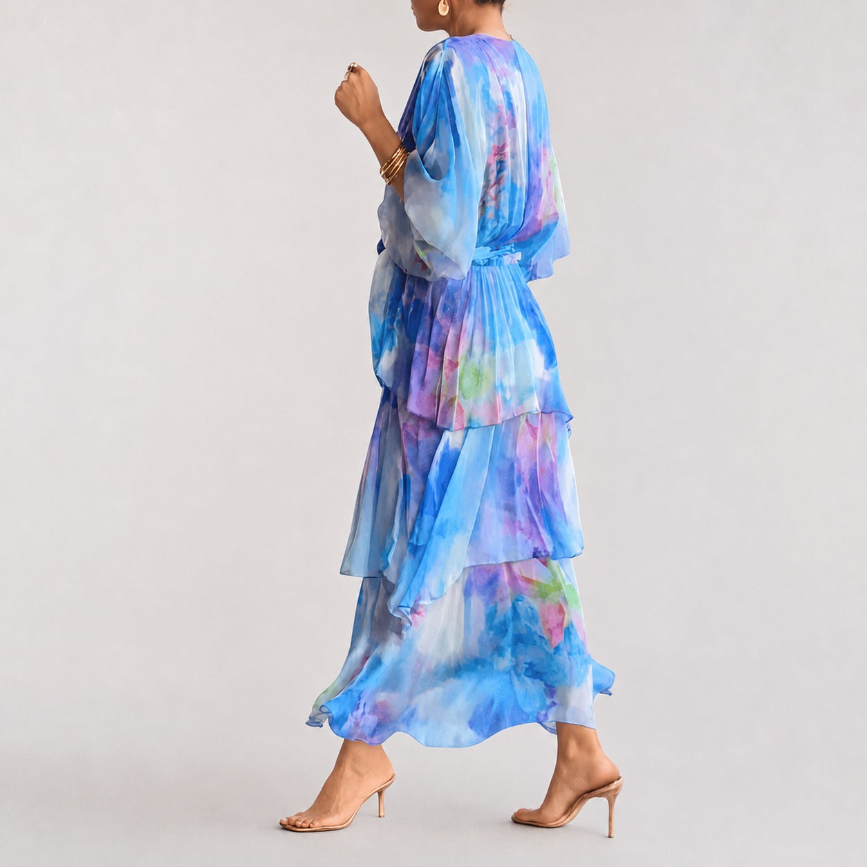 Denise - Stilvolles mehrschichtiges Kleid