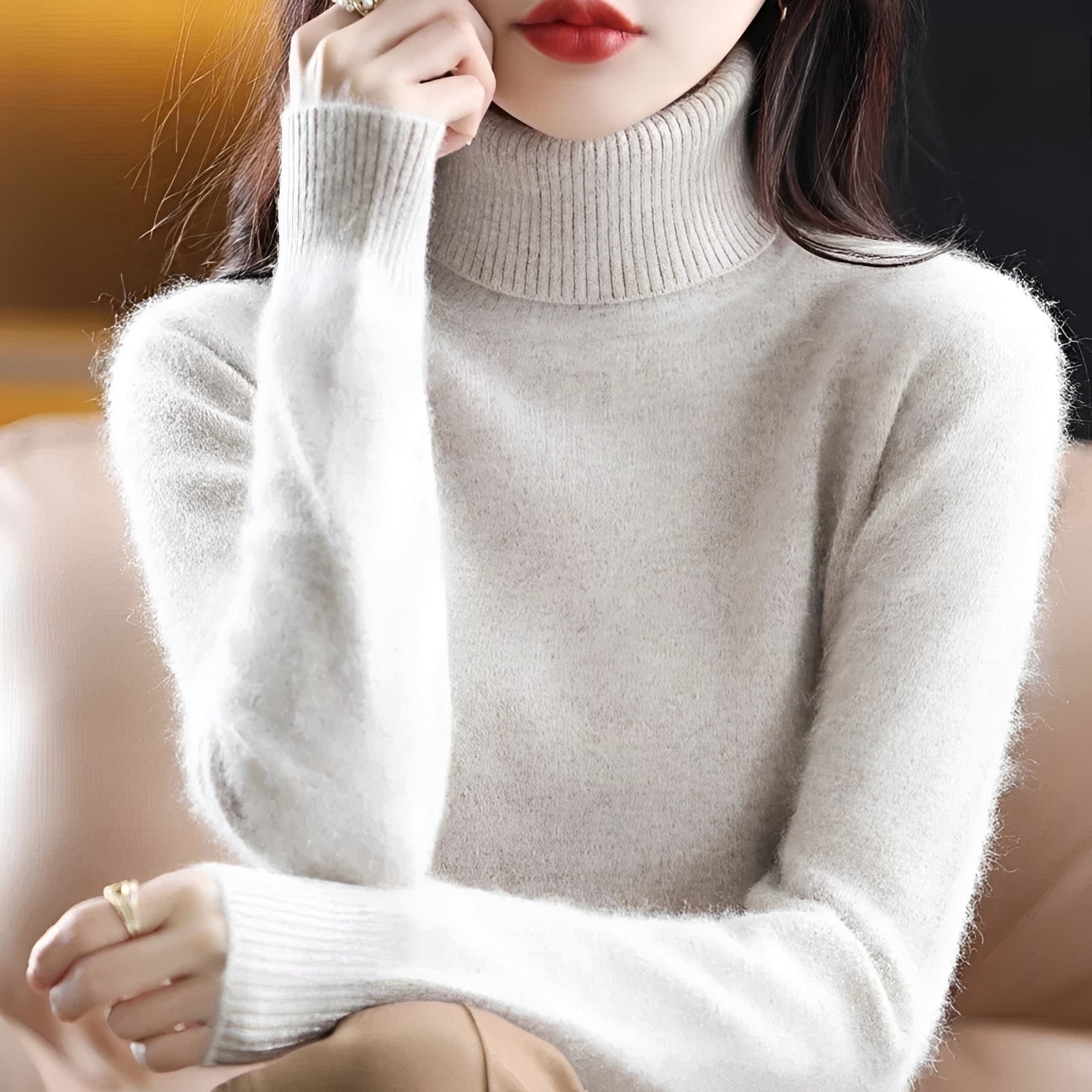 Letizia - Schicker Rollkragenpullover