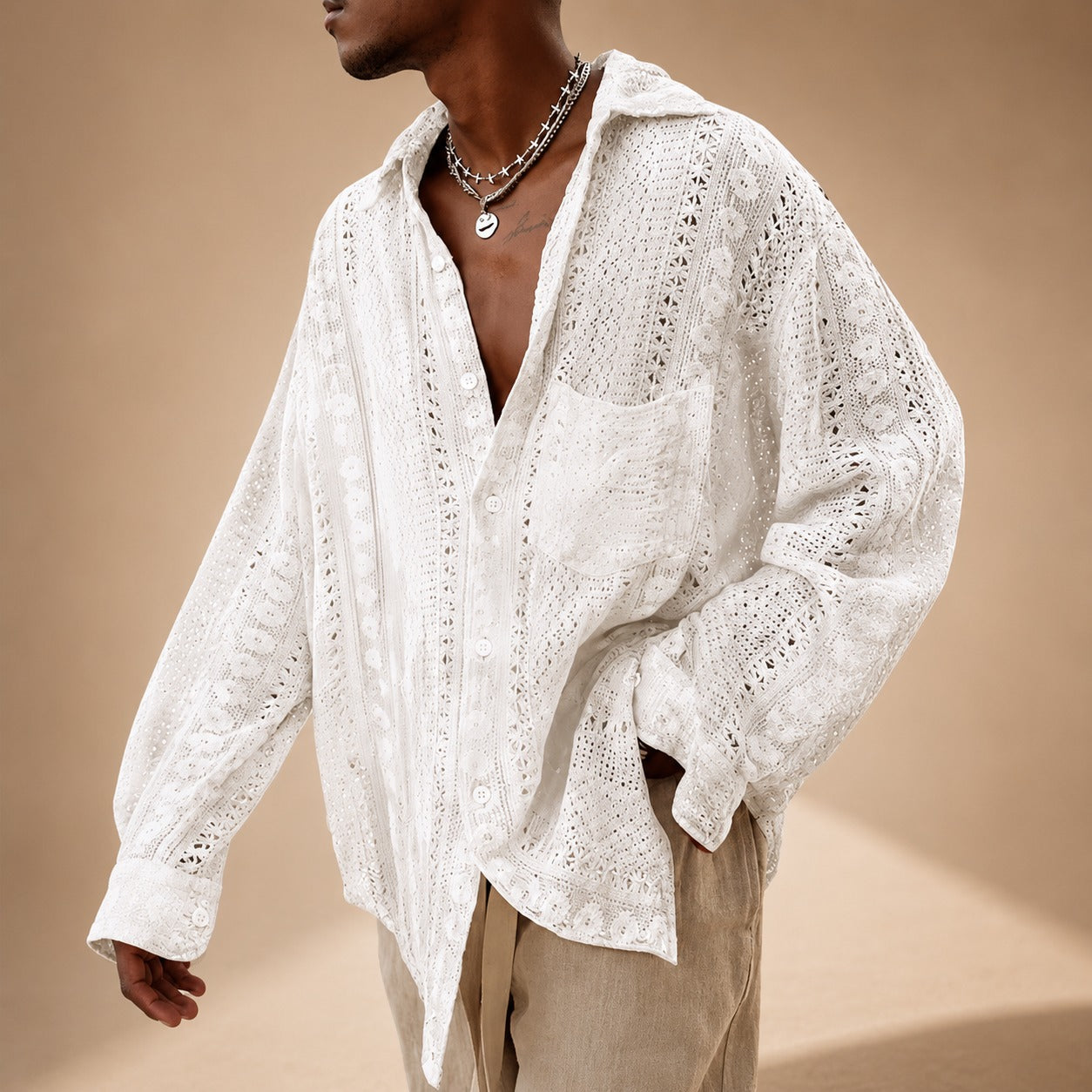 Jovan - Lockeres Hollow-Shirt