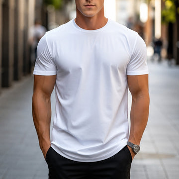 Owen - Legeres, einfarbiges Herren-T-Shirt