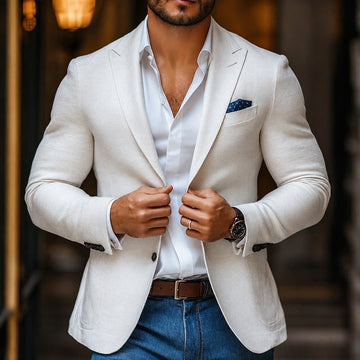 Loui - Eleganter Blazer mit zwei Knöpfen und Revers