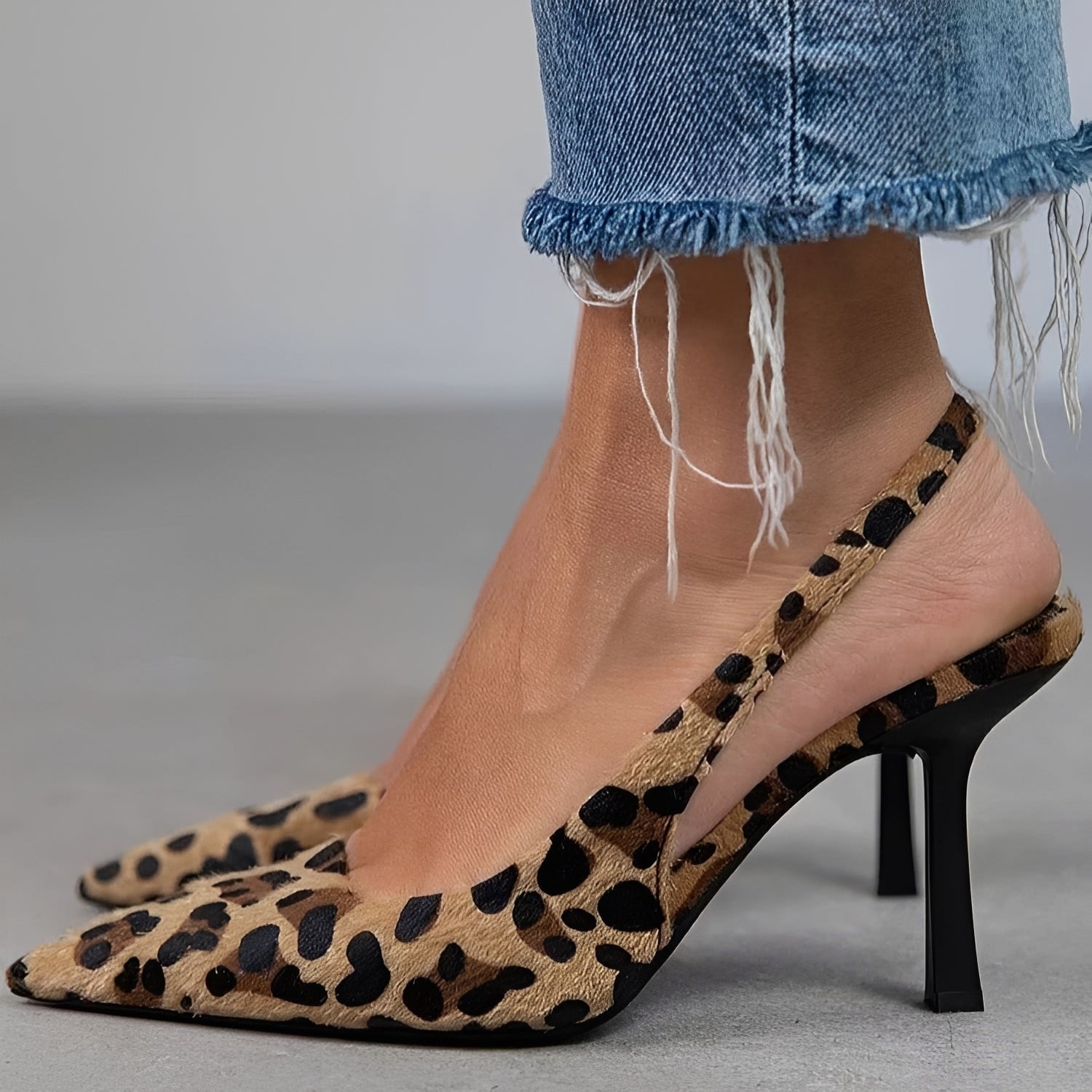 Anish - Schicke bedruckte Sandalen mit Absatz
