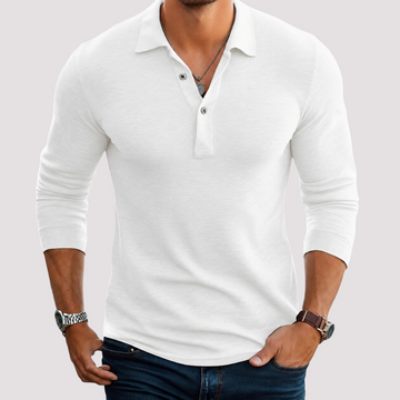 Jack - Komfortables Langarm-Poloshirt