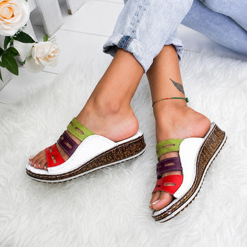 Christina - Bunte Freizeitsandalen