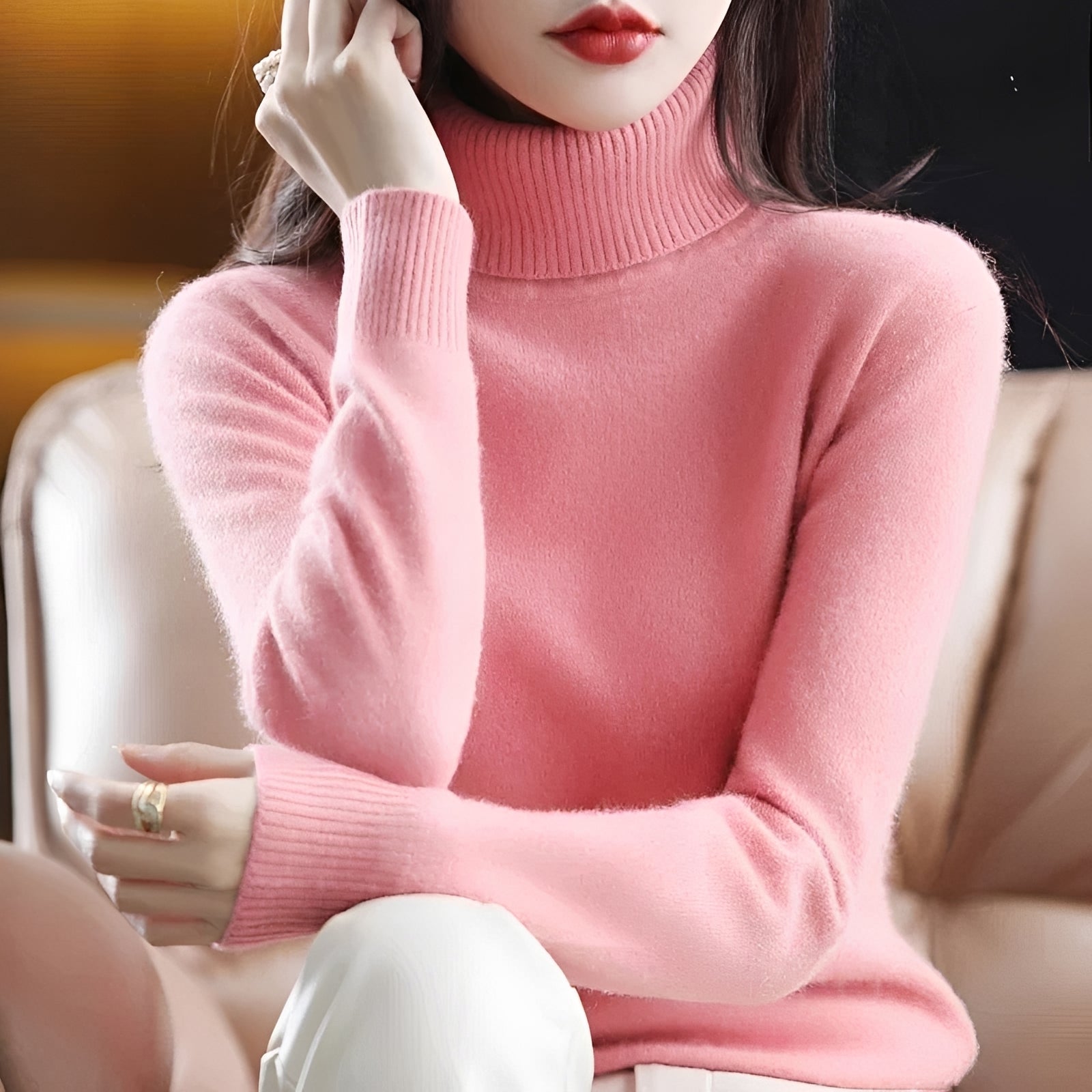 Letizia - Schicker Rollkragenpullover