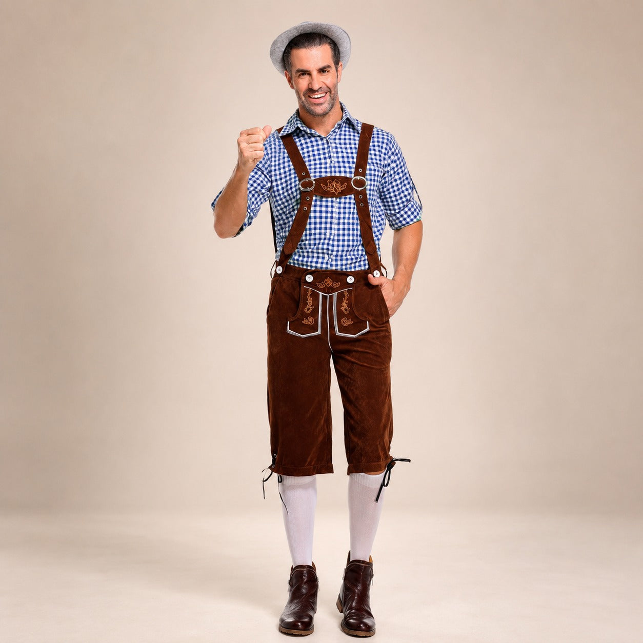 Thomas - Retro-Oktoberfest-Hosenträger-Set