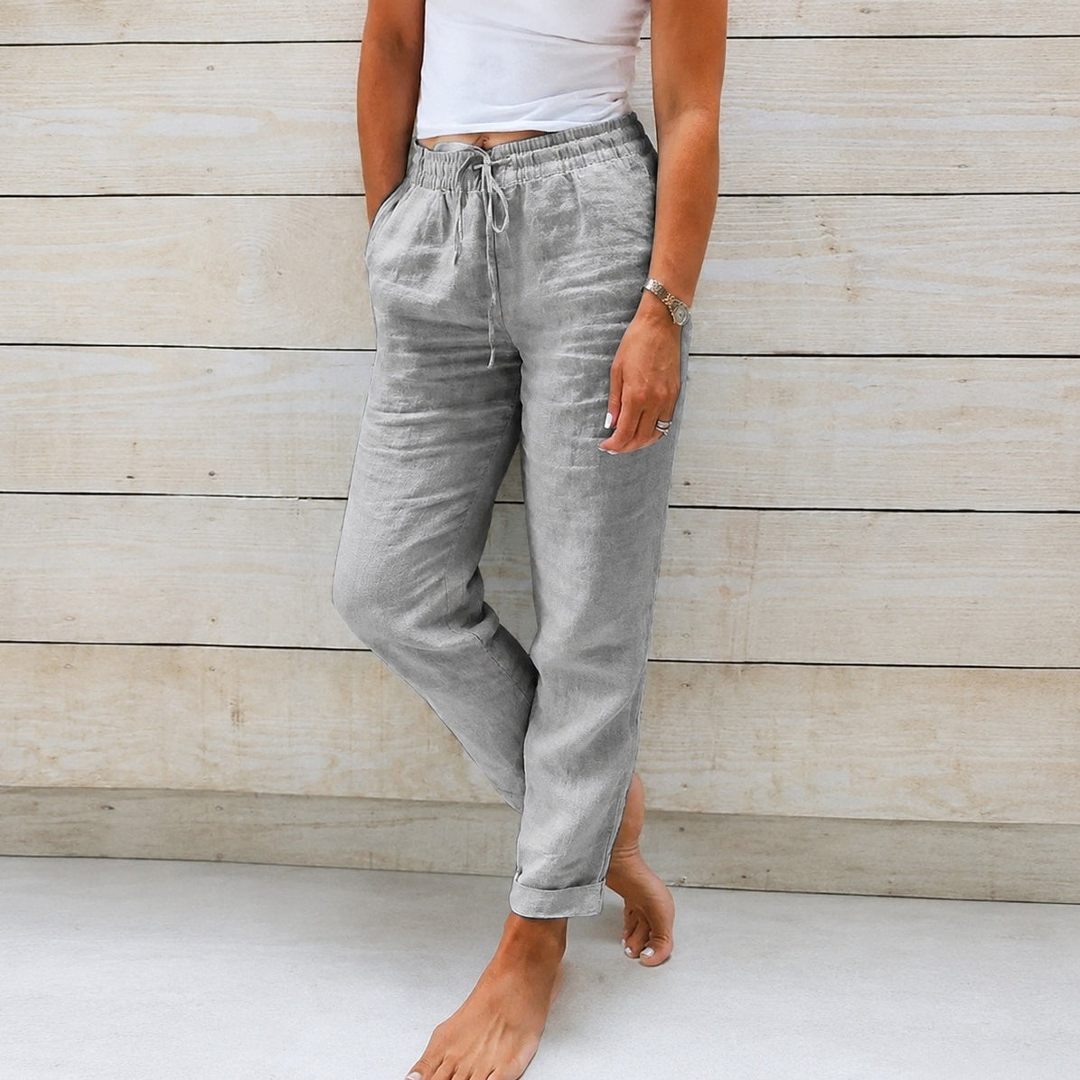 Stacy - Komfortable Damenhose aus leichtem Stoff