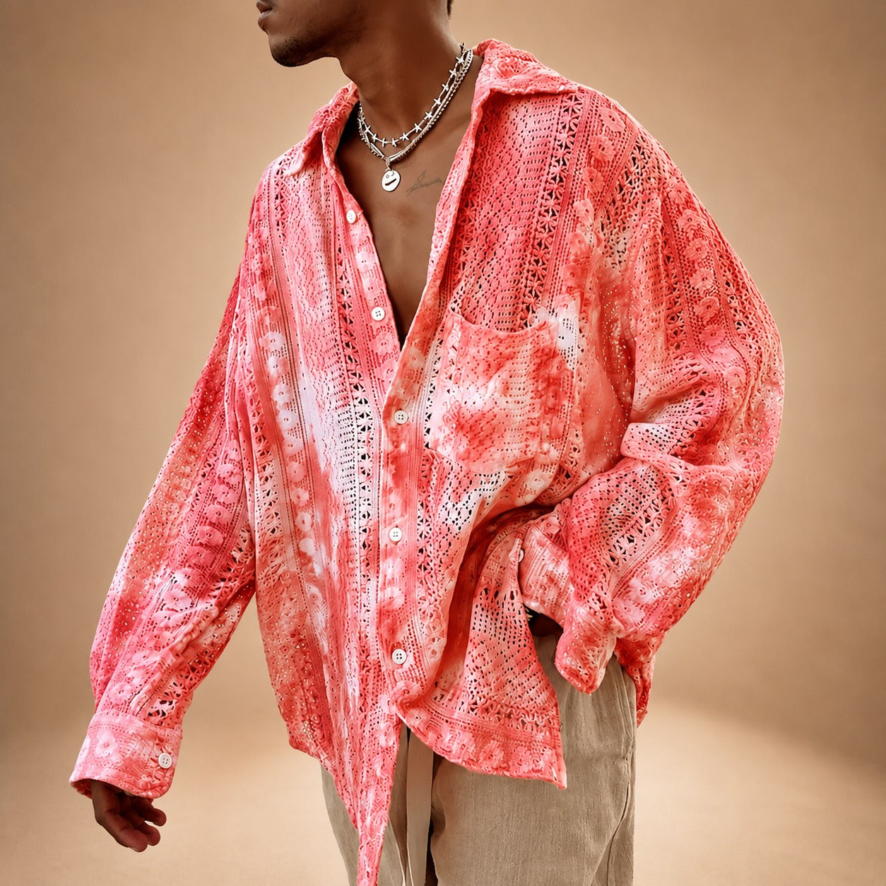 Jovan - Lockeres Hollow-Shirt