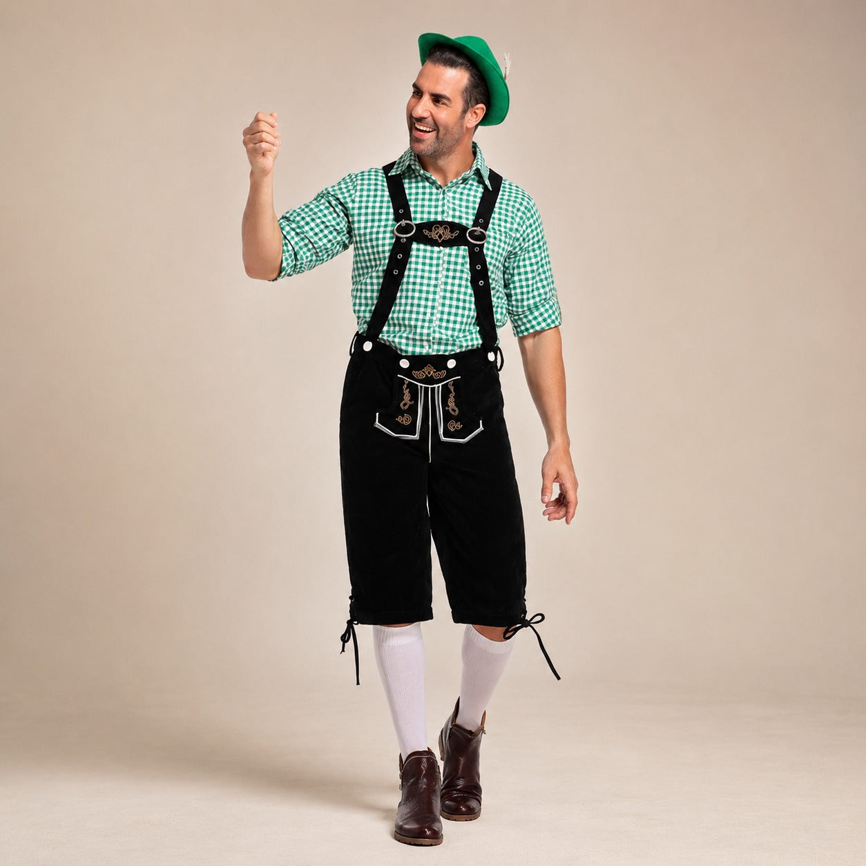 Thomas - Retro-Oktoberfest-Hosenträger-Set