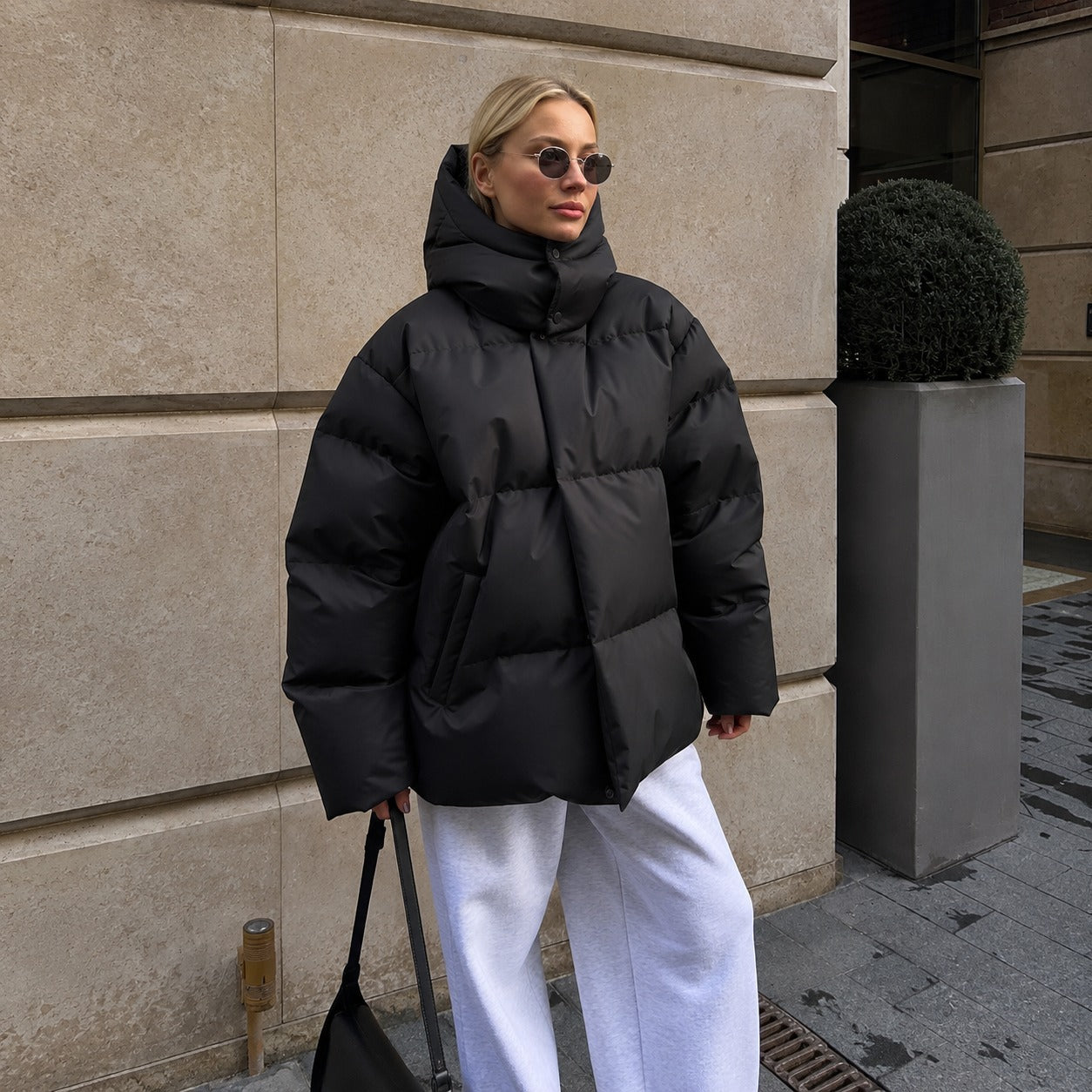 Natalia - Warme Kapuzenjacke