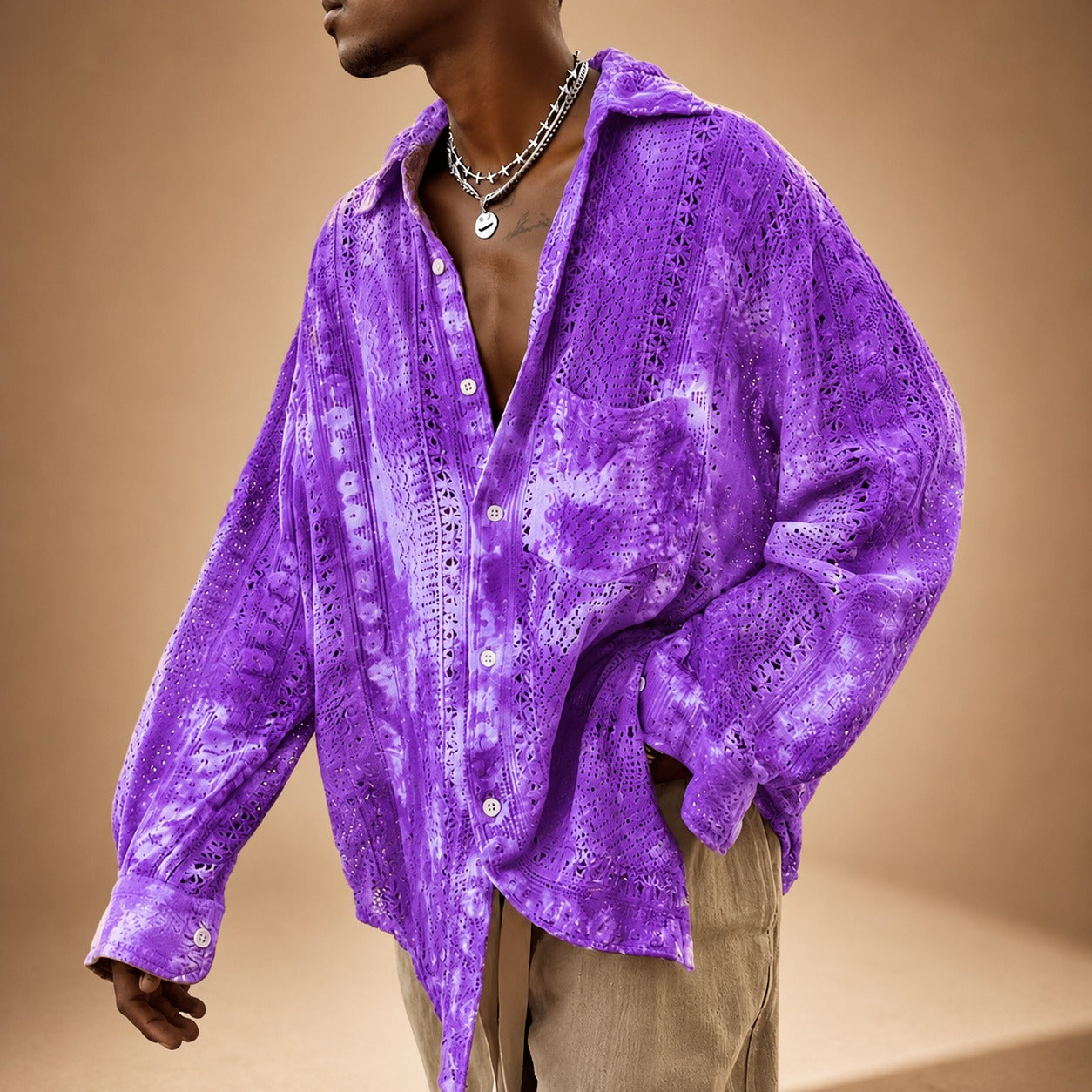 Jovan - Lockeres Hollow-Shirt