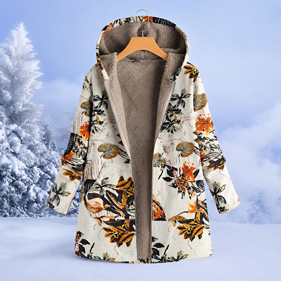FluffCoat - Farbige, schicke Winterjacke
