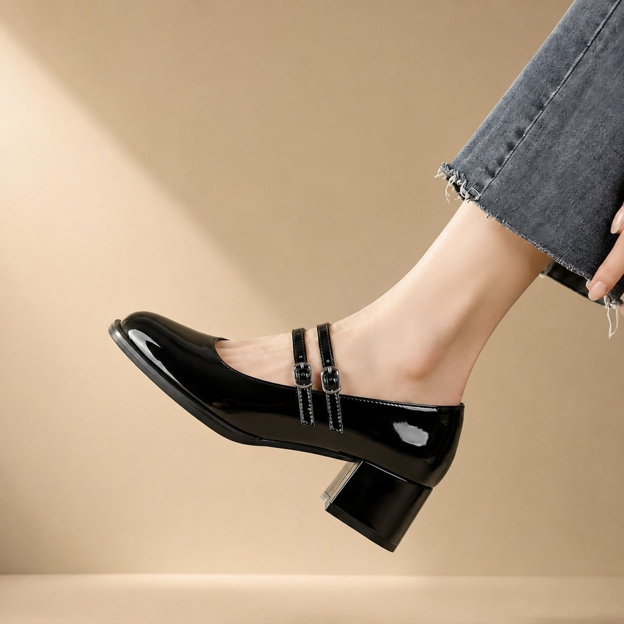 Curtis - solide Sandalen mit Blockabsätzen
