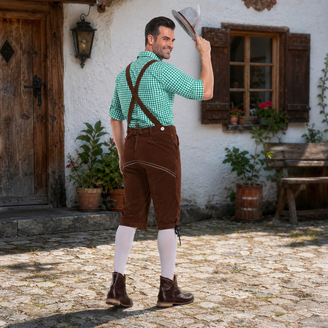 Thomas - Retro-Oktoberfest-Hosenträger-Set