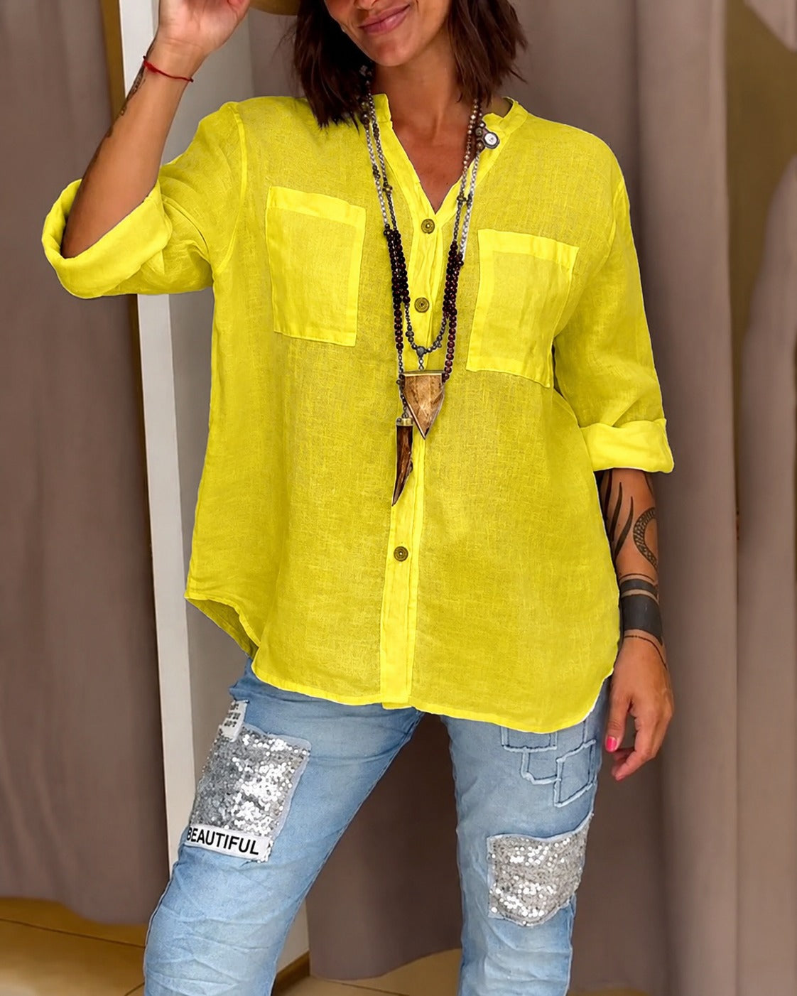 Farrah - Bequemes Shirt im lockeren Stil