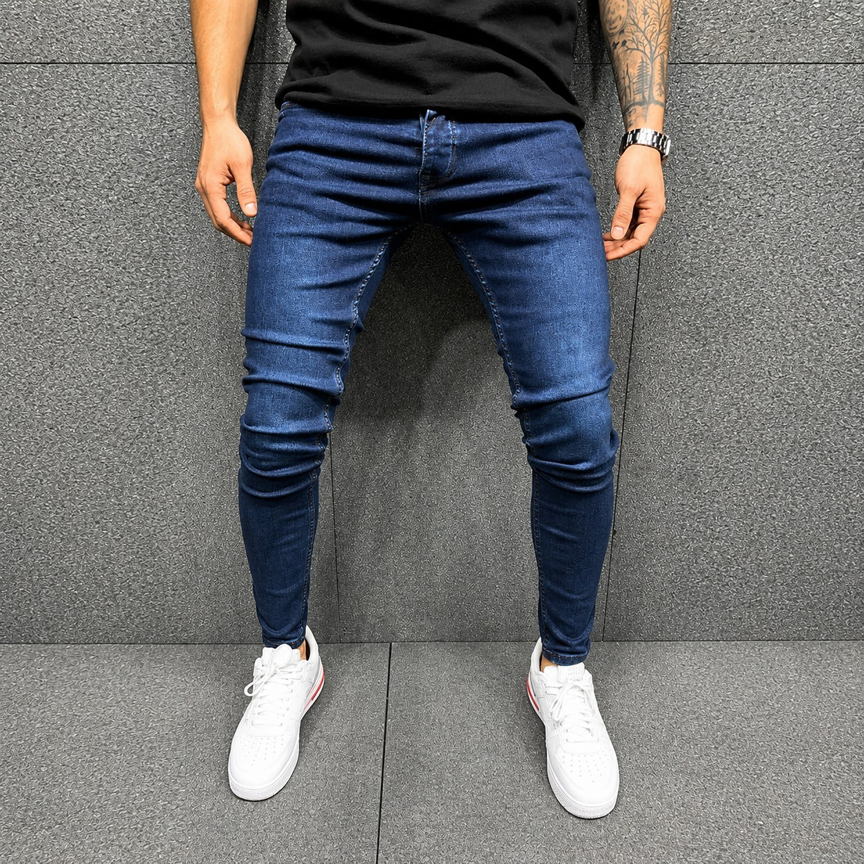 Keelan - Trendige Slim Fit Röhrenjeans