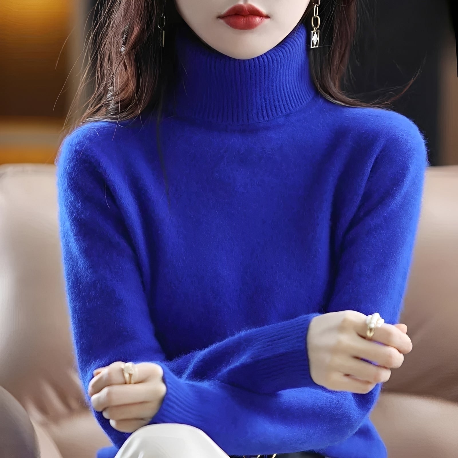 Letizia - Schicker Rollkragenpullover
