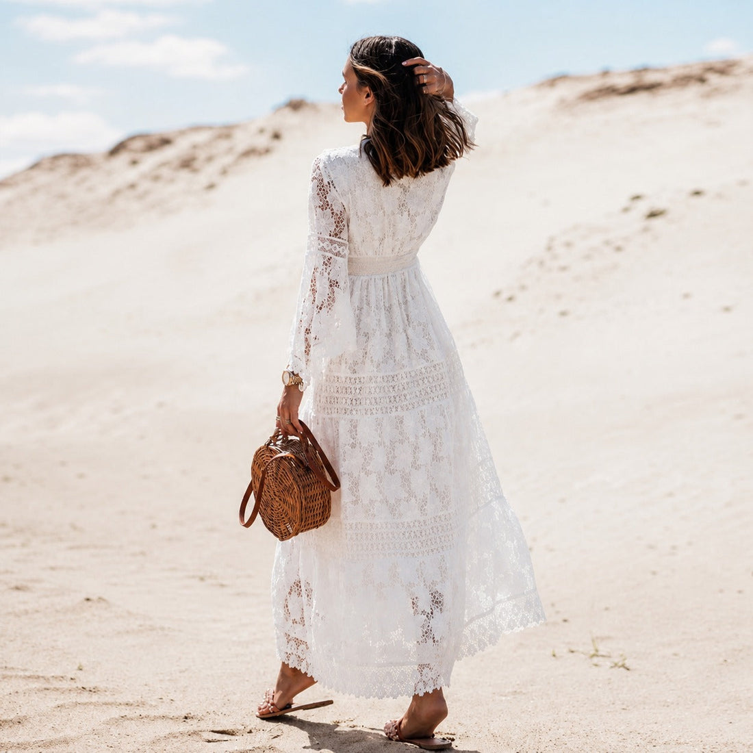 Betty - Modisches, leichtes Boho-Maxikleid