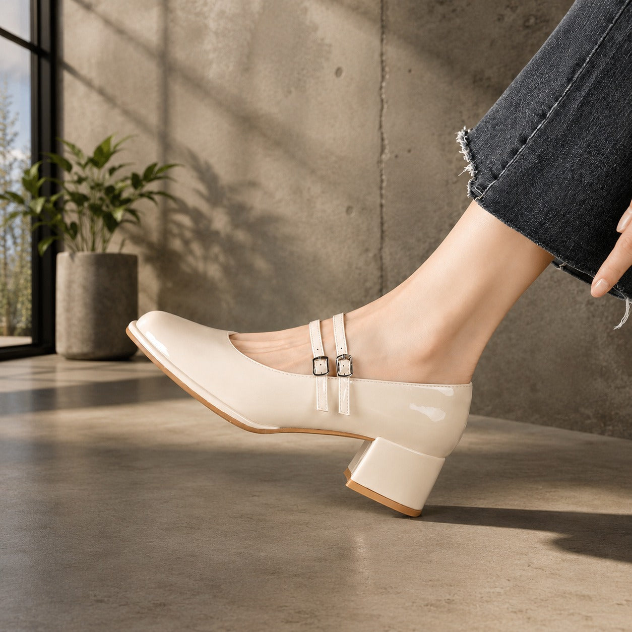 Curtis - solide Sandalen mit Blockabsätzen