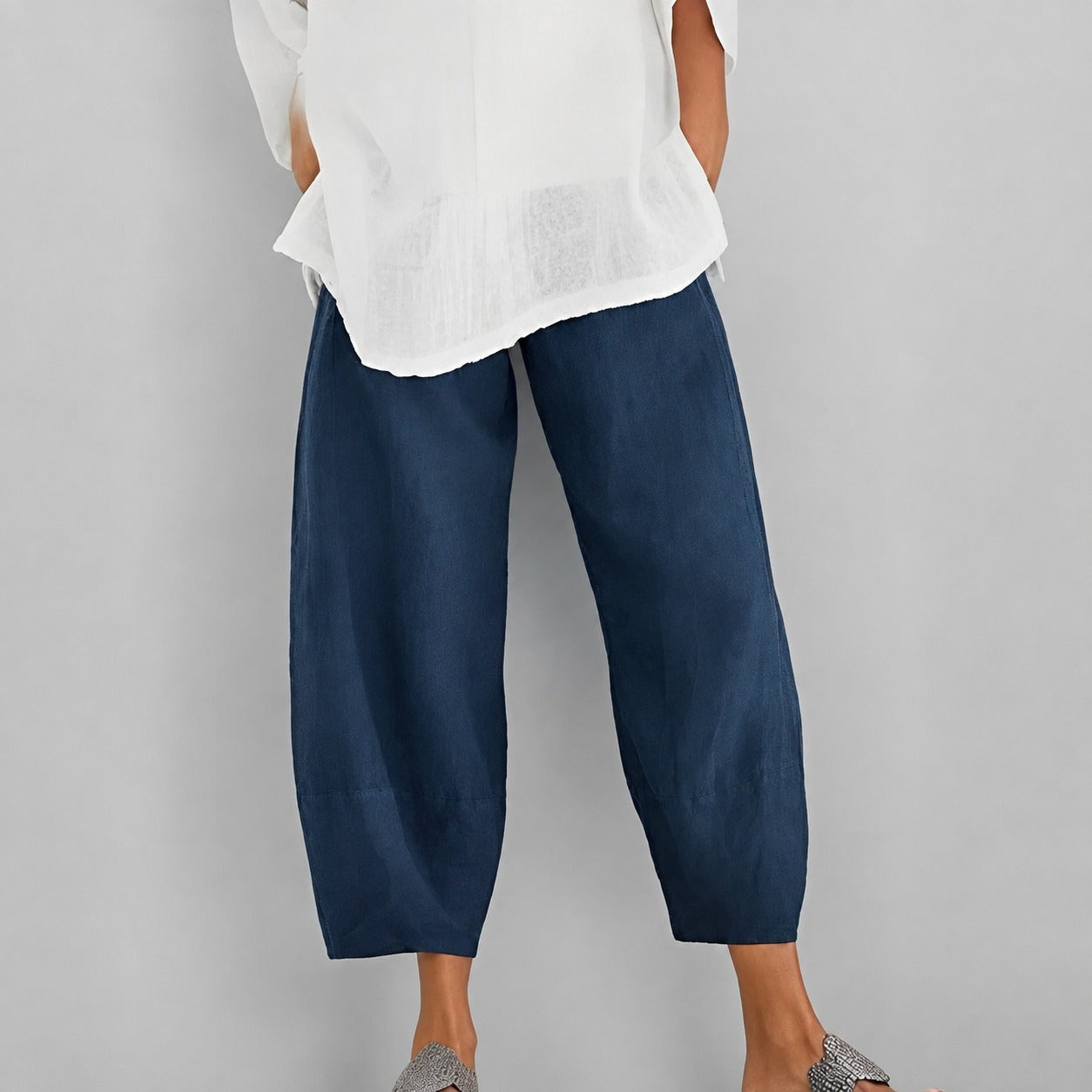 Alethea - Bequeme, weit geschnittene Sommerhose