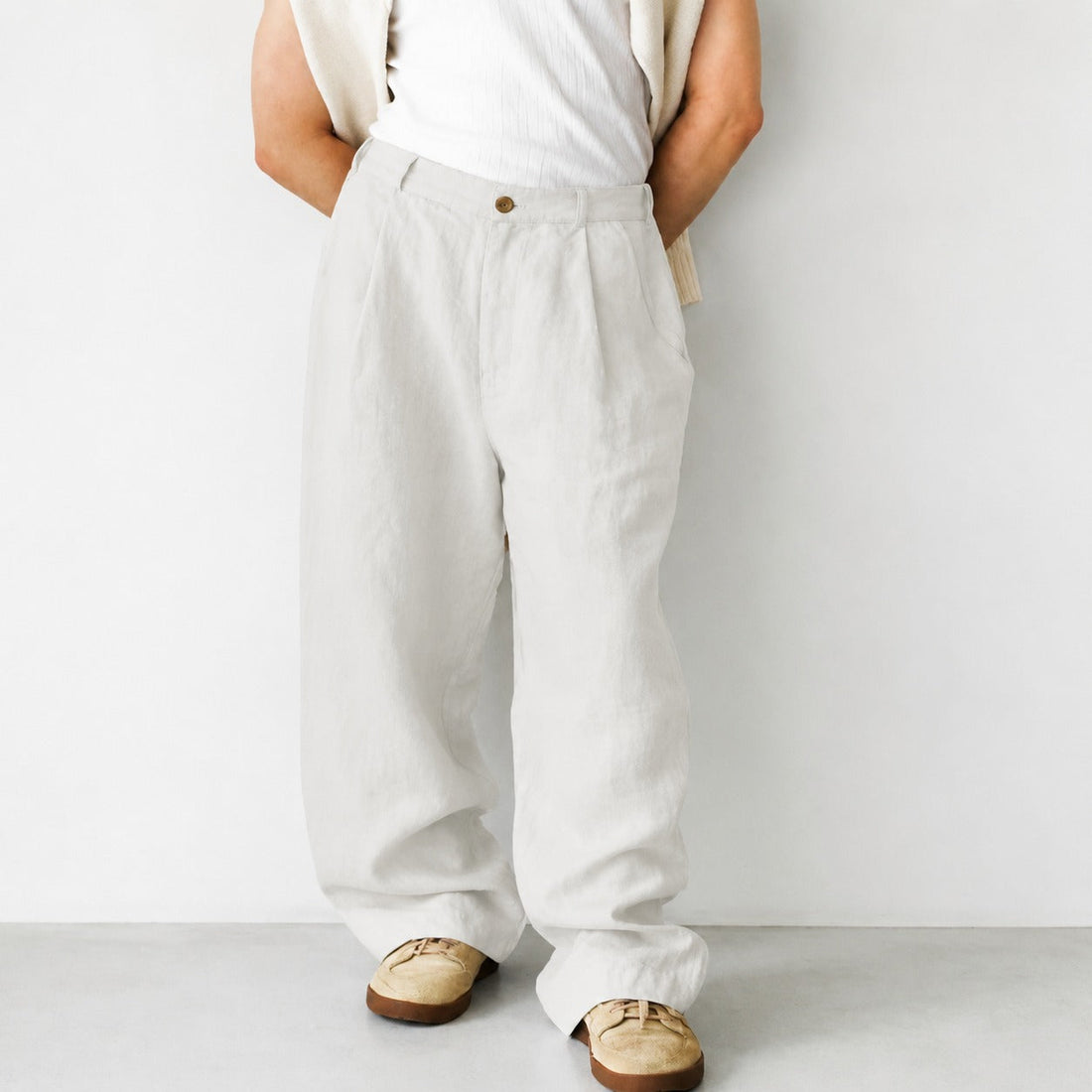Hashim - Bequeme Weite Faltenhose