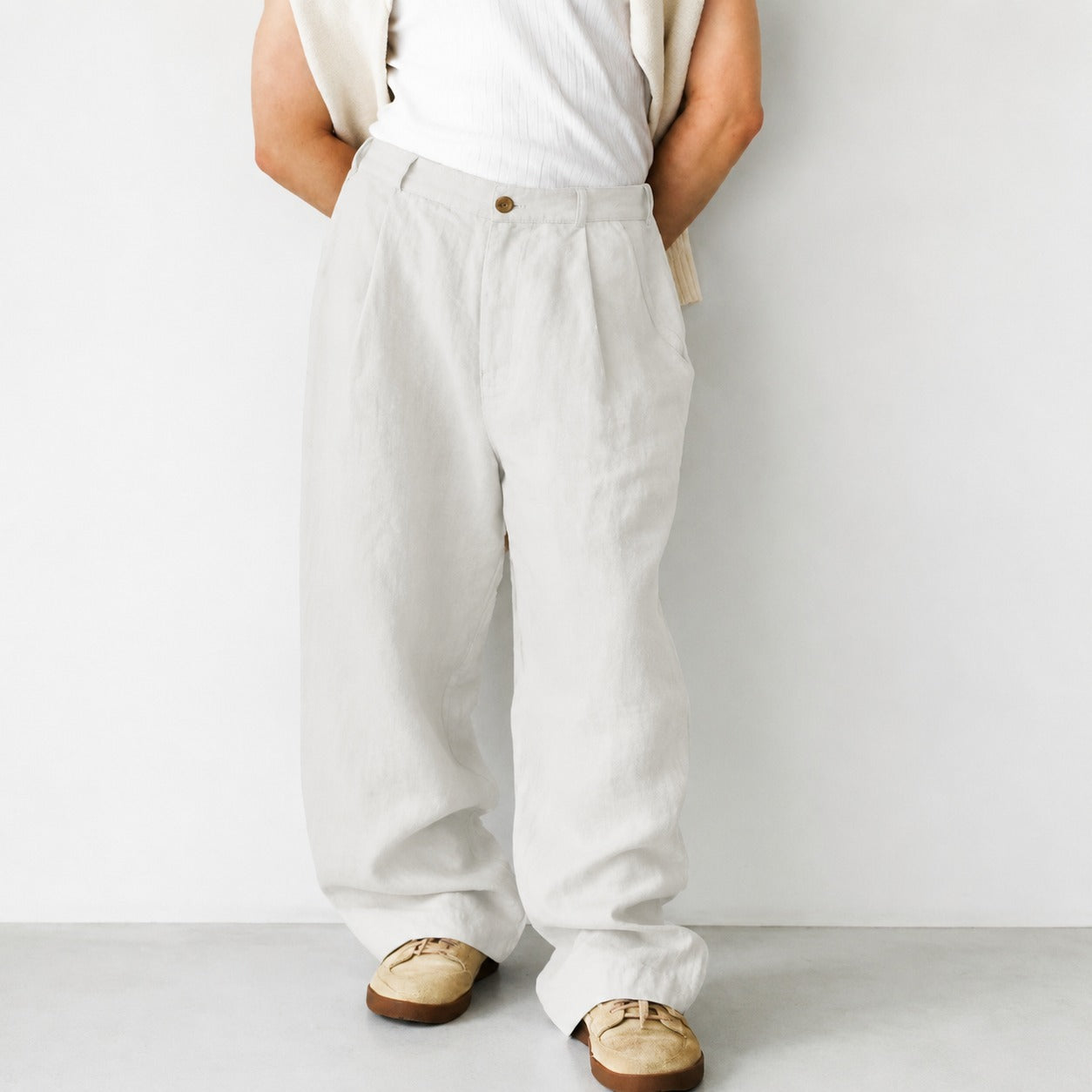 Hashim - Bequeme Weite Faltenhose