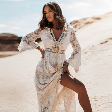 Betty - Modisches, leichtes Boho-Maxikleid