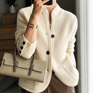 Edda - Weicher Cardigan mit Knöpfen