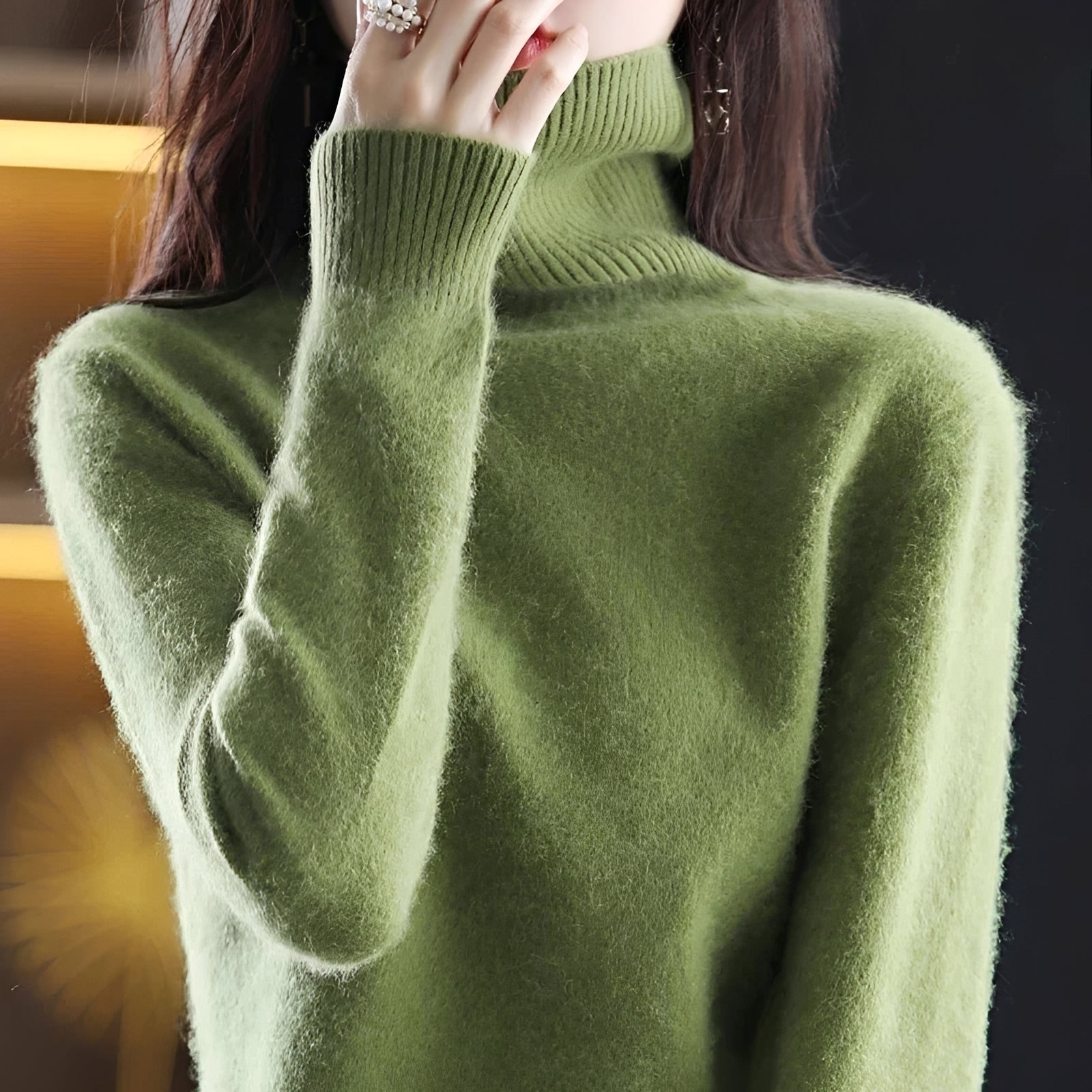 Letizia - Schicker Rollkragenpullover
