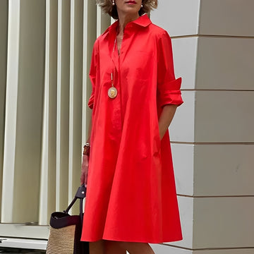 Alissa - Bequemes und legeres Damen-Midikleid