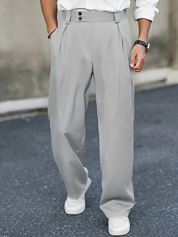 Barnes - Trendige Hose mit breitem Bein