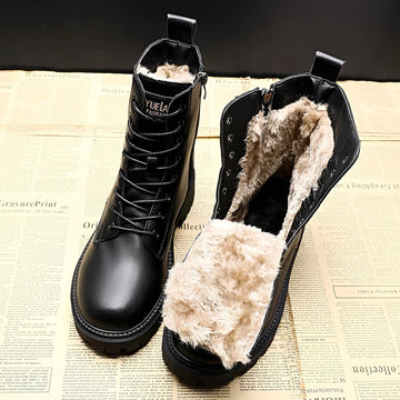 Adelpha - Schwarze Winterstiefel für frostige Tage