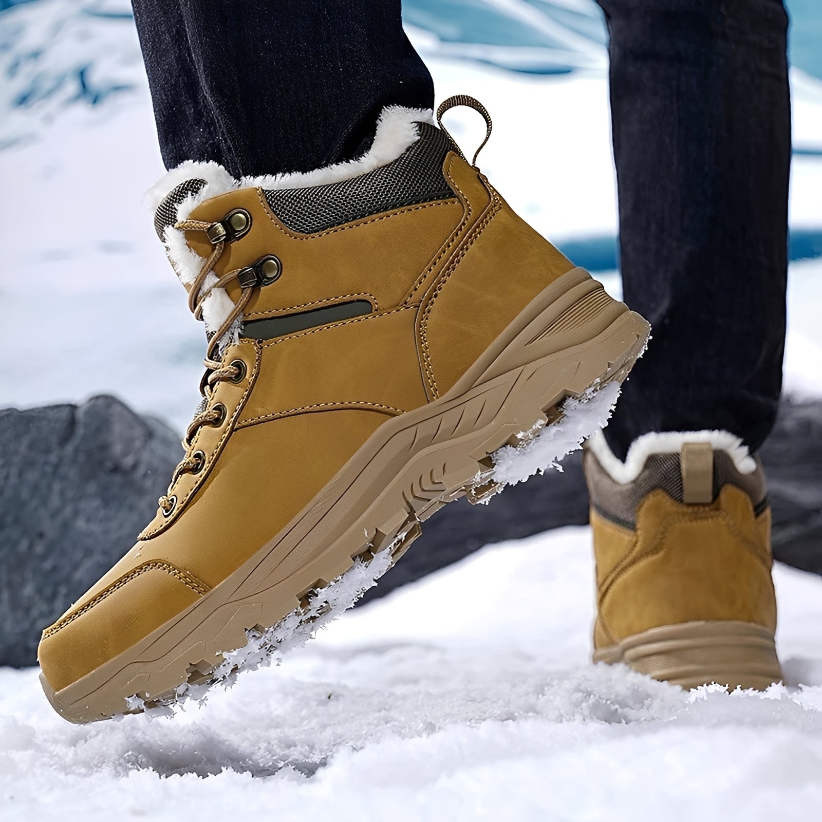 Franklin - Herren-Winterstiefel für draußen, warm