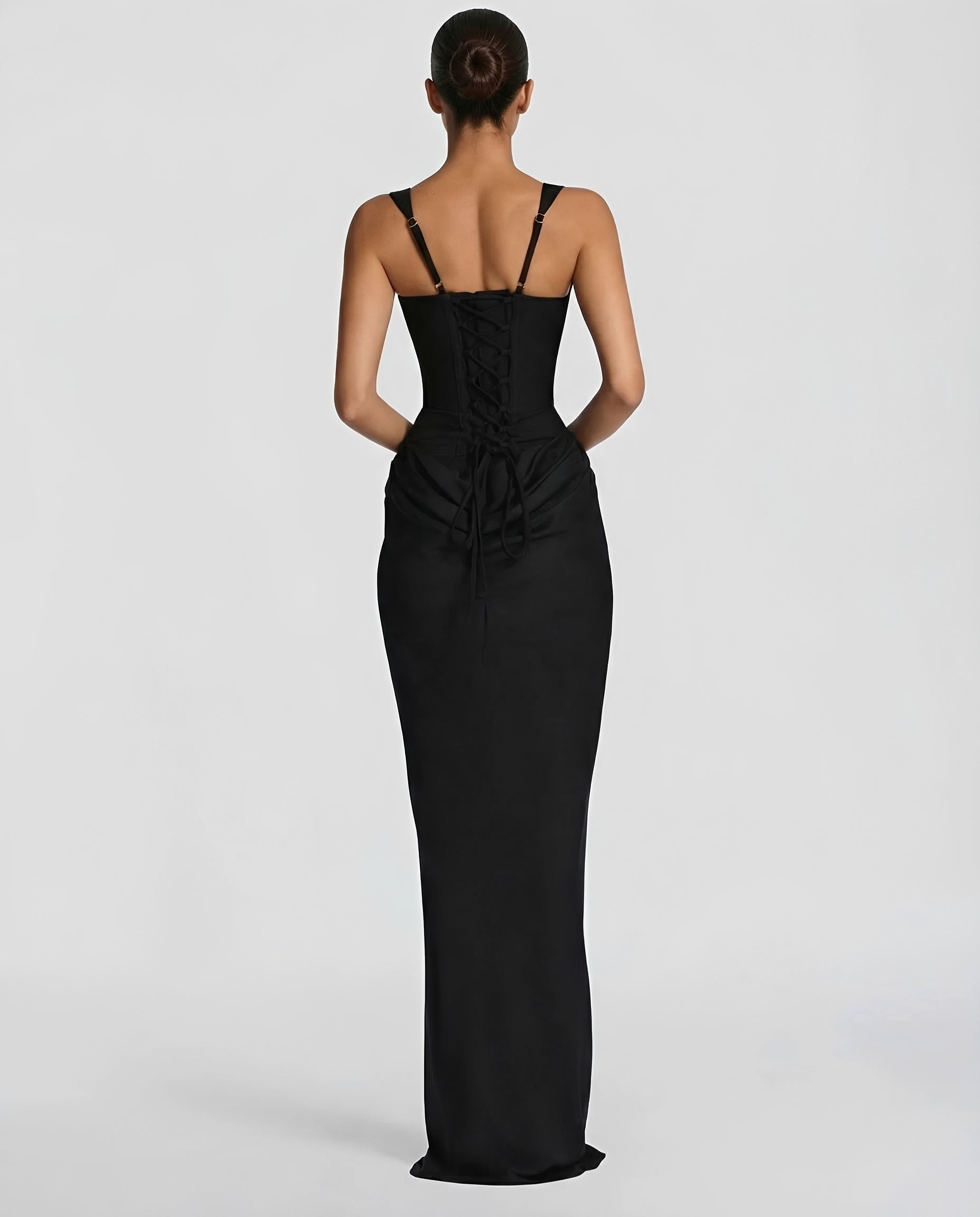 Dorsey - Elegantes Korsett-Maxikleid